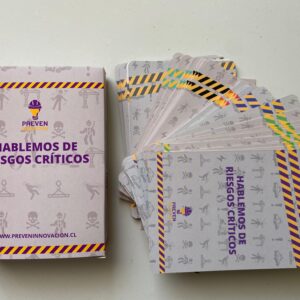 Juego de cartas Hablemos de Riesgos Críticos