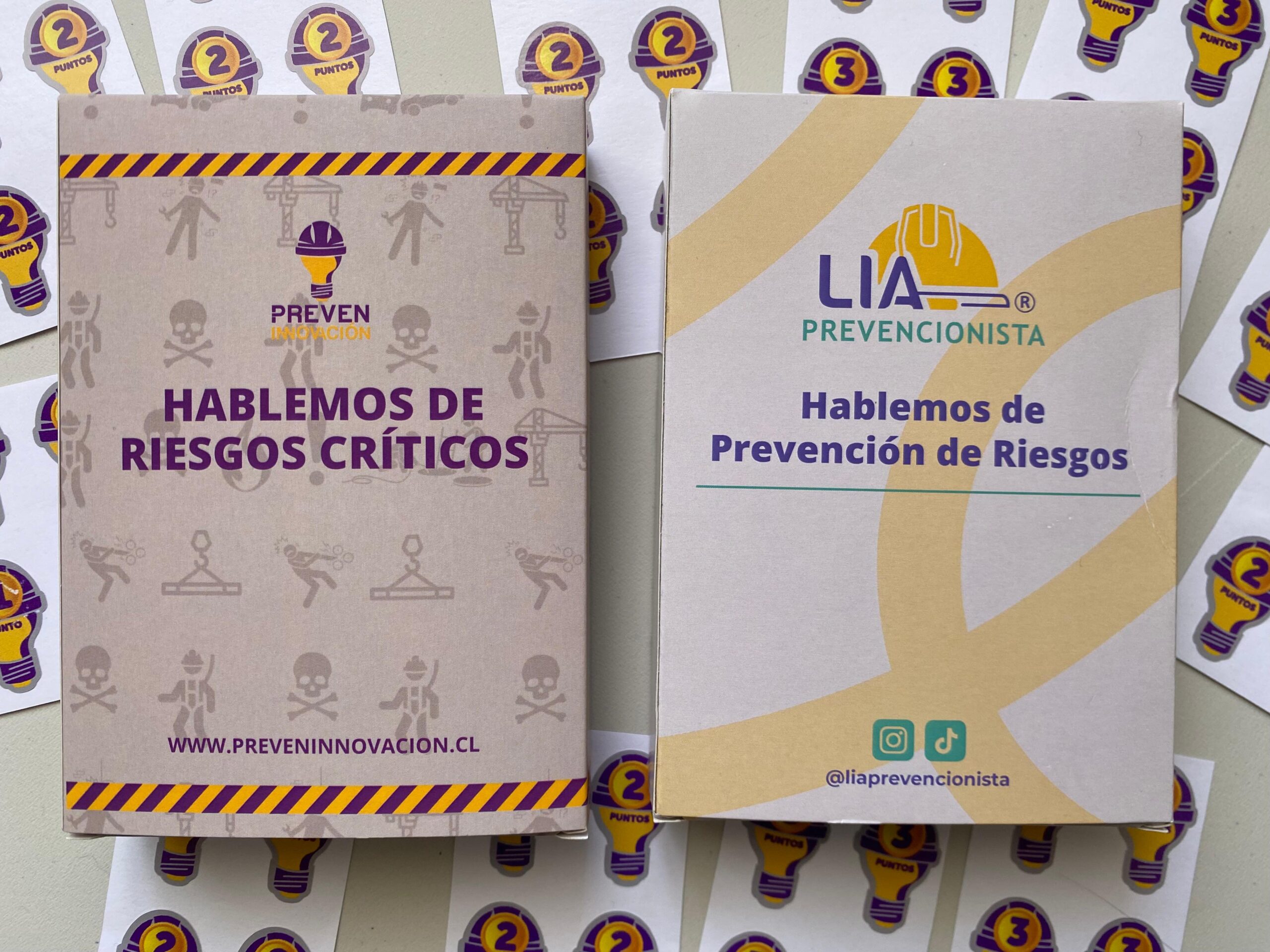 Pack Juegos de Cartas Hablemos de Prevención de Riesgos y Riesgos Críticos
